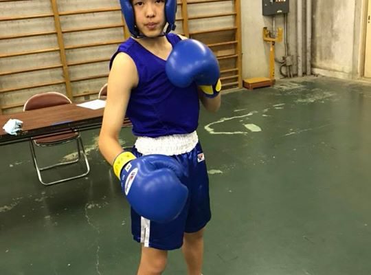 今日、ジム練習生が全日本UJ大阪府選考会の決勝戦でなんとか判定で勝ちました。